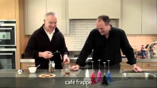 How to make a frappé coffee using an aerolatte milk frother [upl. by Aveneg]