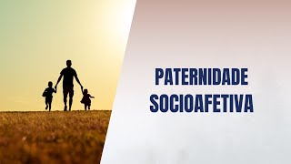 Paternidade socioafetiva [upl. by Cherise]