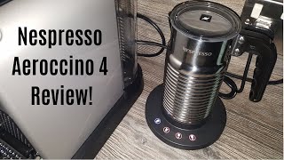 Nespresso Aeroccino 4 Milk Frother Review  Worth upgrading from the Aeroccino 3 [upl. by Airdnua899]