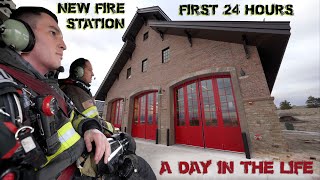 First 24 Hours in a New Fire Station  A Day in the Life [upl. by Heigl61]