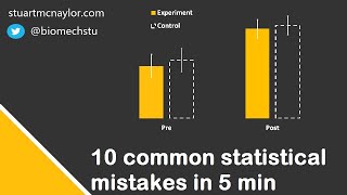 Ten Statistical Mistakes in 5 Min [upl. by Aztin427]