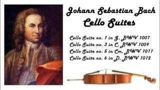 Johann Sebastian Bach  Cello suites in 432 Hz great for reading or studying [upl. by Bennir190]