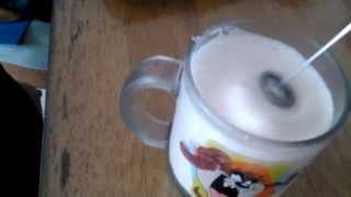 Aerolatte Review Frothing Cold Milk In Under 1 Minute [upl. by Till]