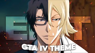 Aizen x Urahara  GTA IV Theme Edit [upl. by Drucy494]